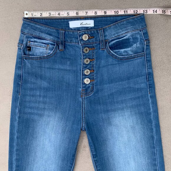KanCan High Rise Skinny Button Fly Jeans Sz26 - Picture 11 of 13